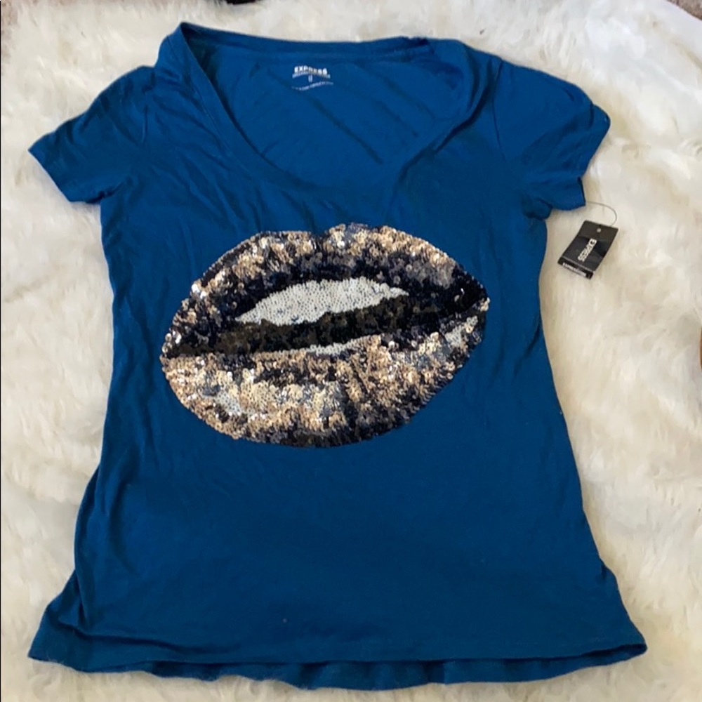 Sequin Express graphic tee
